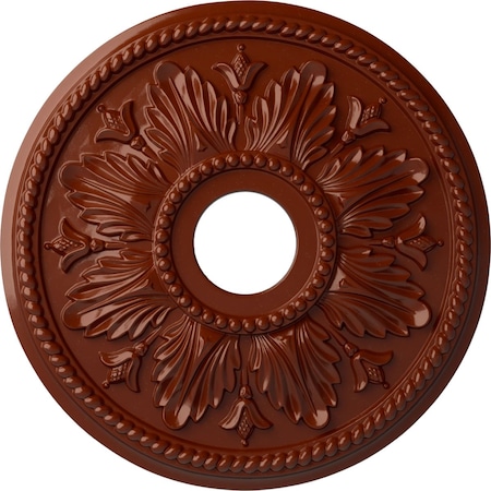 Edinburgh Ceiling Medallion (Fits Canopies up to 5 1/8"), 18 1/8"OD x 3 1/2"ID x 2 3/4"P, Firebrick